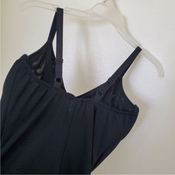 Nip Tuck & Boost Black Underwire Shapewear With Boy Shorts One Piece 36D - Picture 5 of 11